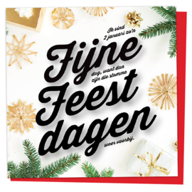 8x Fijne Feestdagen
