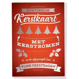 Typische Kerstkaart