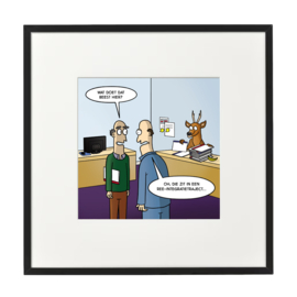 Kunstdruk 'Ree-integratietraject'