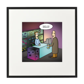 Kunstdruk 'Zeeegeltjes'
