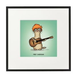 Kunstdruk 'Fret Sheeran'