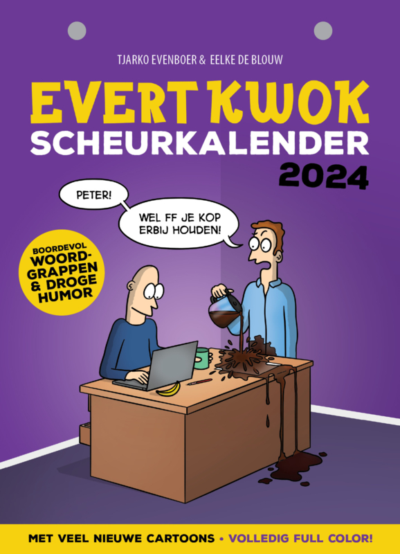Evert Kwok Scheurkalender vanaf 10 ex.