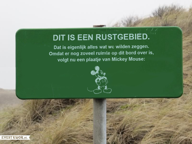 dit is een rustgebied