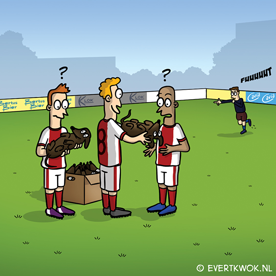 Teckels uitdelen