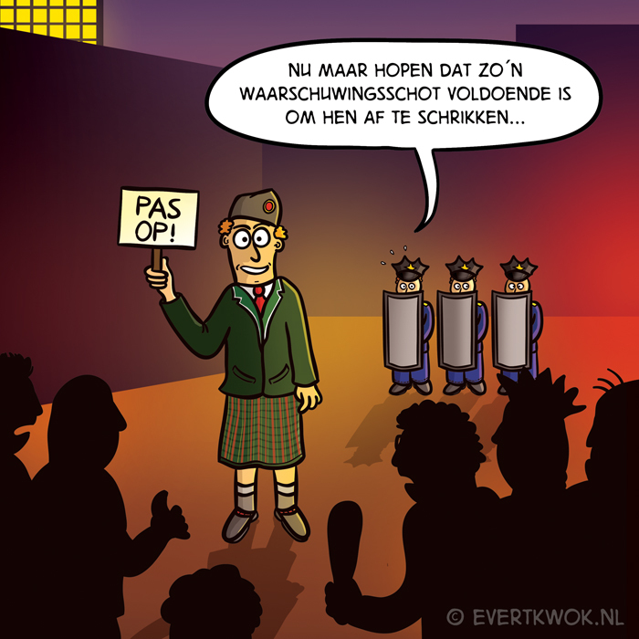 Homoniem Waarschuwingsschot