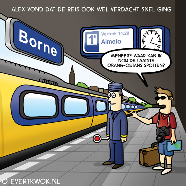Evert Kwok - Trein naar Borne