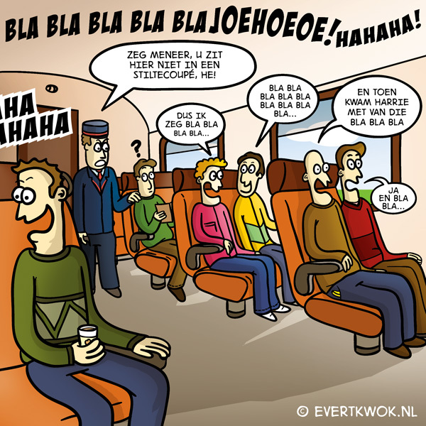 Evert Kwok Treinhumor - Stiltecoupe