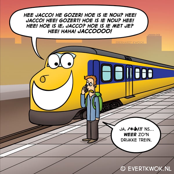 Evert Kwok - Drukke trein