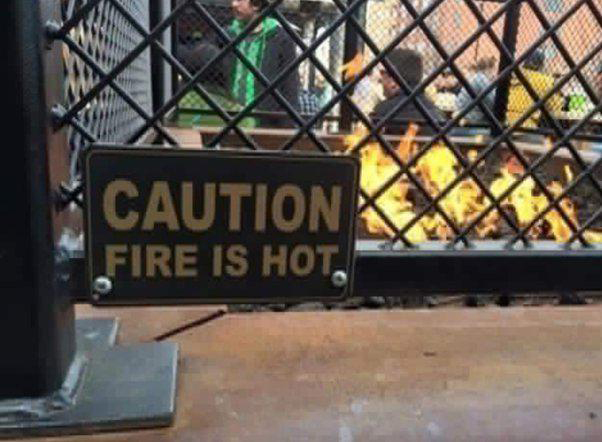 caution
