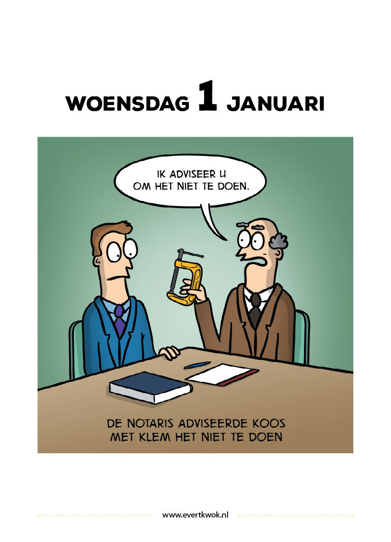 Evert Kwok cartoon klem