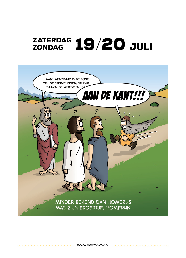 Evert Kwok woordgrap uit de scheurkalender