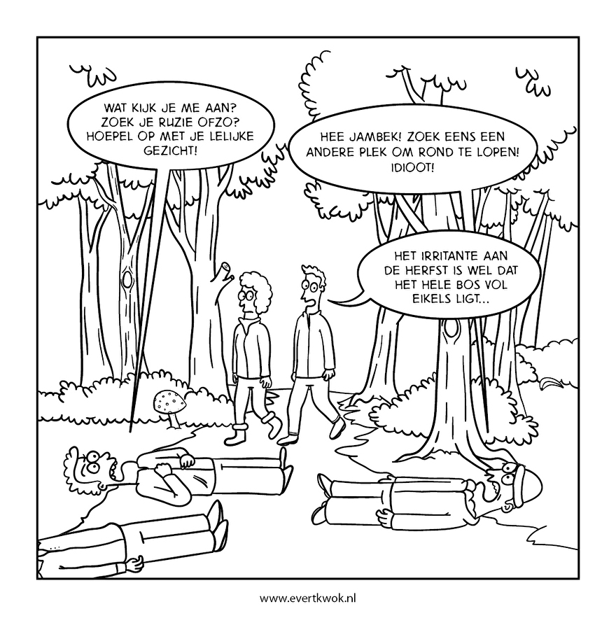 Evert Kwok Herfst Kleurplaat