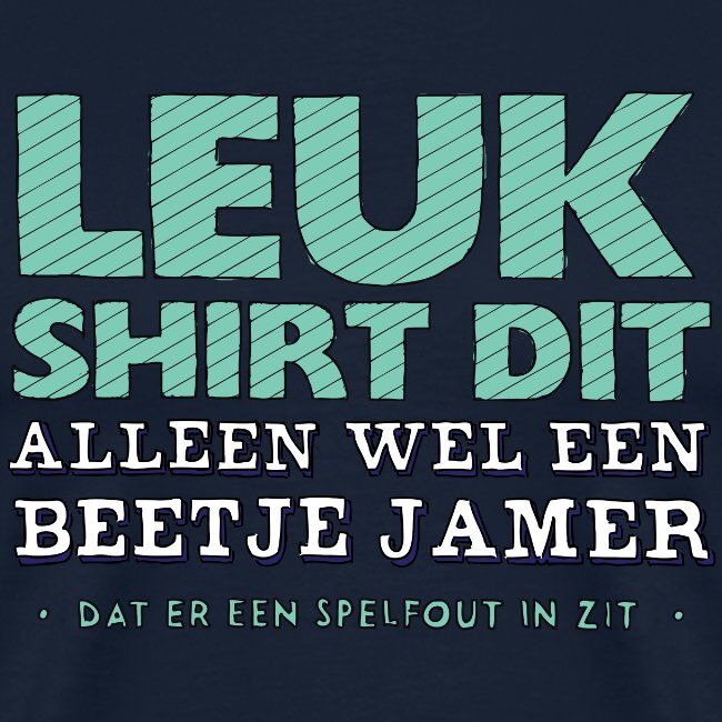 Jamer van de spelfout