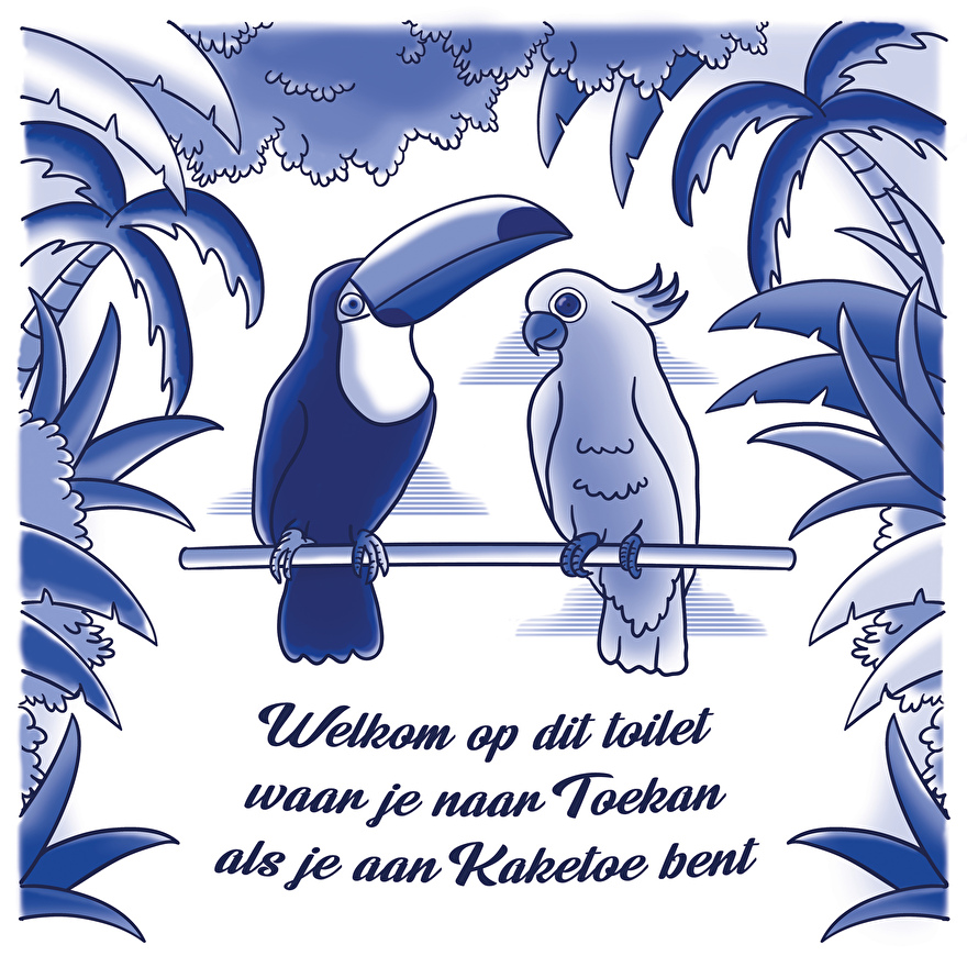 Tegel Toekan Kaketoe