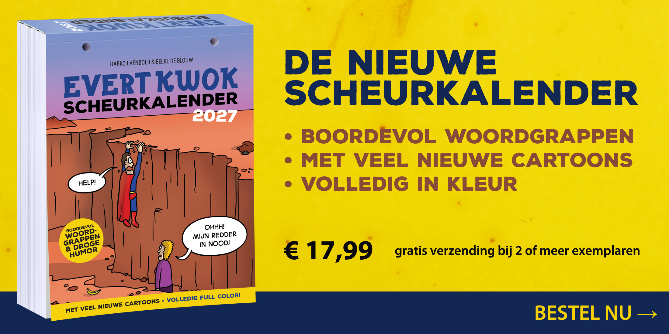 Evert Kwok Scheurkalender 2027