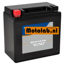 Accu 11,8 Ah GEL BTX14 AGM BMW R1200 | 1250 | KTM | Triumph Tiger | e.a.  BTZ14S