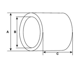 Lagerbus 13,57mm startmotor Bosch 12V BMW R2V Bosch OEM 1000301031