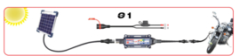 Tecmate Optimate Solar 0,83A (3-5 A pulse) with 10W panel