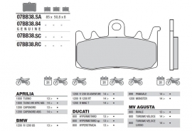 Remblokken BMW 1200 R/RS/RT/GS | Nine T | FRONT Brembo 07BB38SA