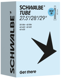 Binnenband Schwalbe SCV19 (27,5''/28''/29'') - 40/62-584/635 - 40mm ventiel