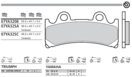 Remblok Triumph Brembo 07YA3208