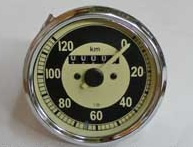 Speedo 0-120 km/h, overbrengingsverhouding: 1,05 voor BMW R25 en R25/2 OEM 62128080006