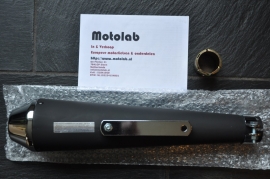 Caferacer Megaton demper Matzwart/chroom "cone"