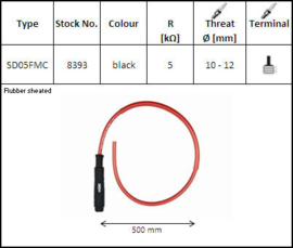 Bougiedop + kabel  NGK SD05FMC