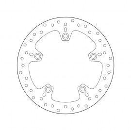 Remschijf BMW R4V REAR R1150 R1200 R/GS Adv VANAF 2004  Brembo OEM 34217664102