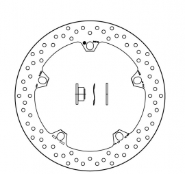 Remschijf BMW R4V Front o.a. R1200 R1150 K1200 VANAF 2013  Brembo 168B407D7