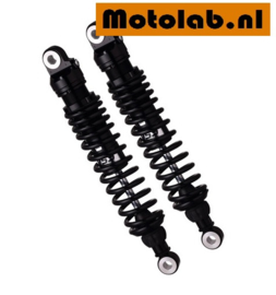 Schokbrekers SET ALL BLACK  YSS Topline 34cm o.a.  BMW R2V /5 /6 /7 Lange swing RZ362-340TRL-48-B-X