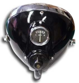 BSA A /B/M/C  groep 7" Lucas koplamp unit SSU700 Zwart | compleet