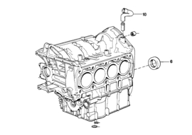 Krukaskeerring BMW K-Serie Groot/Achter OEM 11117666186