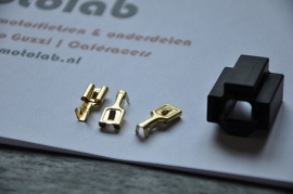 Lamp fitting set H4 HELLA aansluiting P43t recht