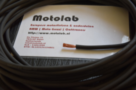 Hoofdstroom kabel | Accu kabel Zwart | DUN | L= 25cm