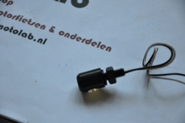 Nummerplaat verlichting Zwart LED 13mm M6