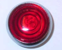 Contact  lamp lens rood, jaren 1950-1954