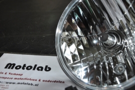 H4 Reflector 170mm | 7 inch Incl. H4 HELDER GLAS/Prisma Lamp & parkeer licht