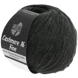 Cashmere 16 fine kleur 017 Donker grijs