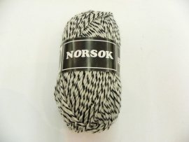 Norsok 6845  Zwart/ecru