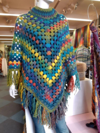 Azteca poncho Grannystripe