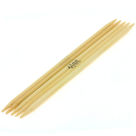Breinaalden zonder knop bamboe dikte 4,5 - 20cm
