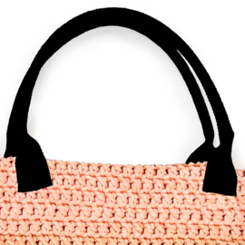 Katoenen hengsel 50 cm Zwart