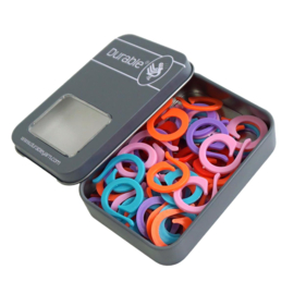 Durable Stekenmarkeerders open 24mm, 50 stuks assorti kleuren