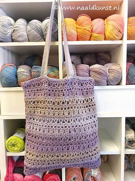 Tas Beige/lila
