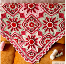 Stars in Bloom Rood/groen/roze