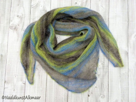Silkhair ribbel sjaal