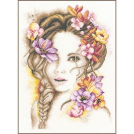 PN-0202849 Telpakket Madame fleur ca.24x33cm