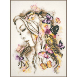 PN-0202262 telpakket  Madame butterfly ca.24x33cm