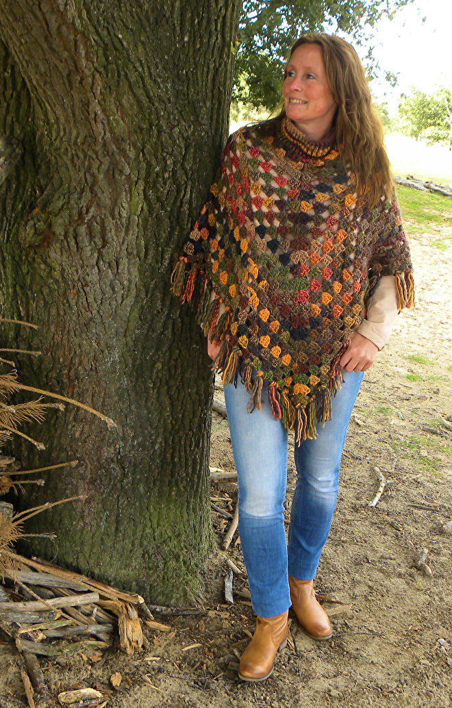 Verwonderlijk Azteca poncho met col | Naaldkunst IN-44